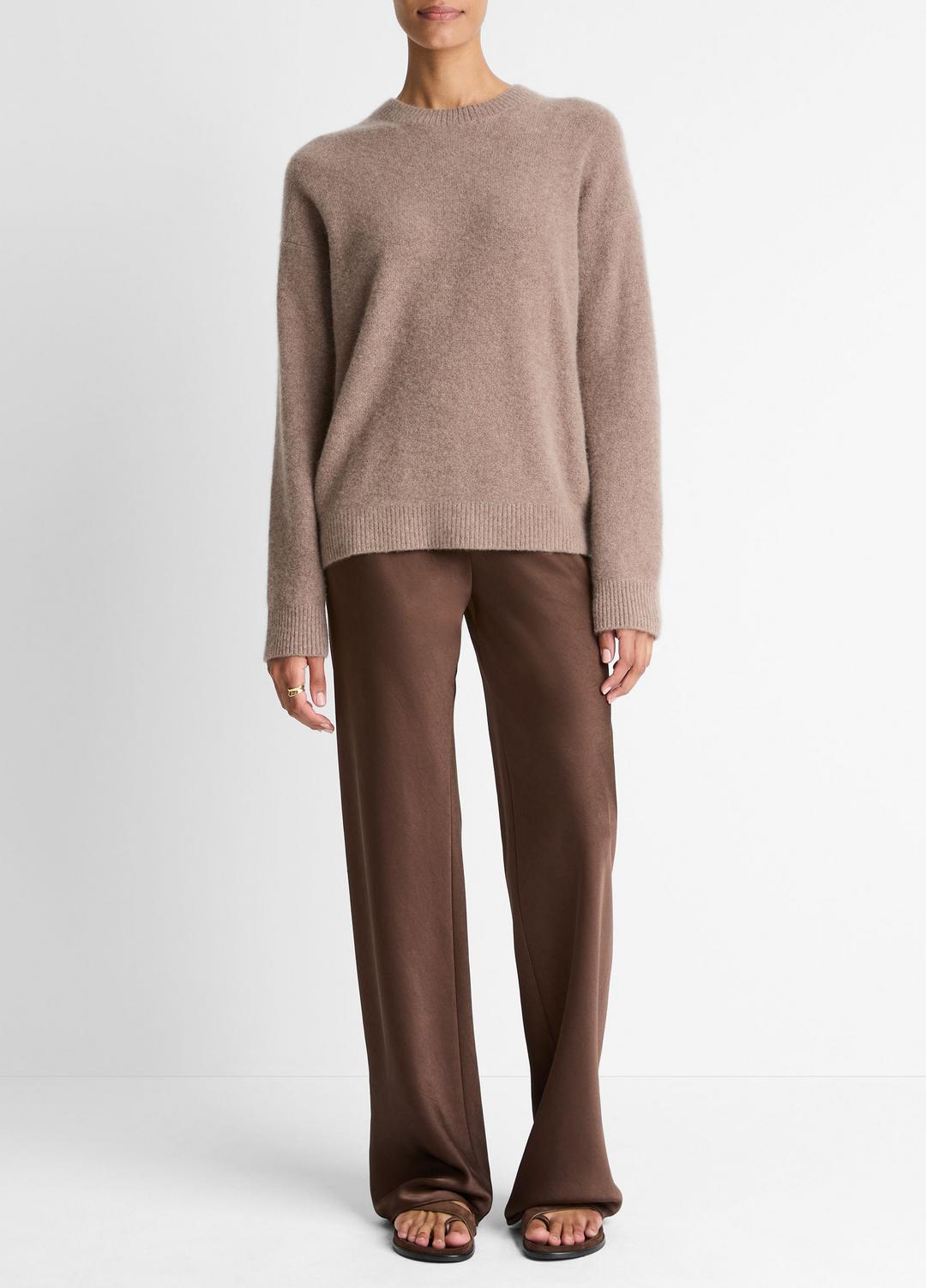 VINCE Customer Favorite - Plush Cashmere Crew Neck Sweater in Crew Neck