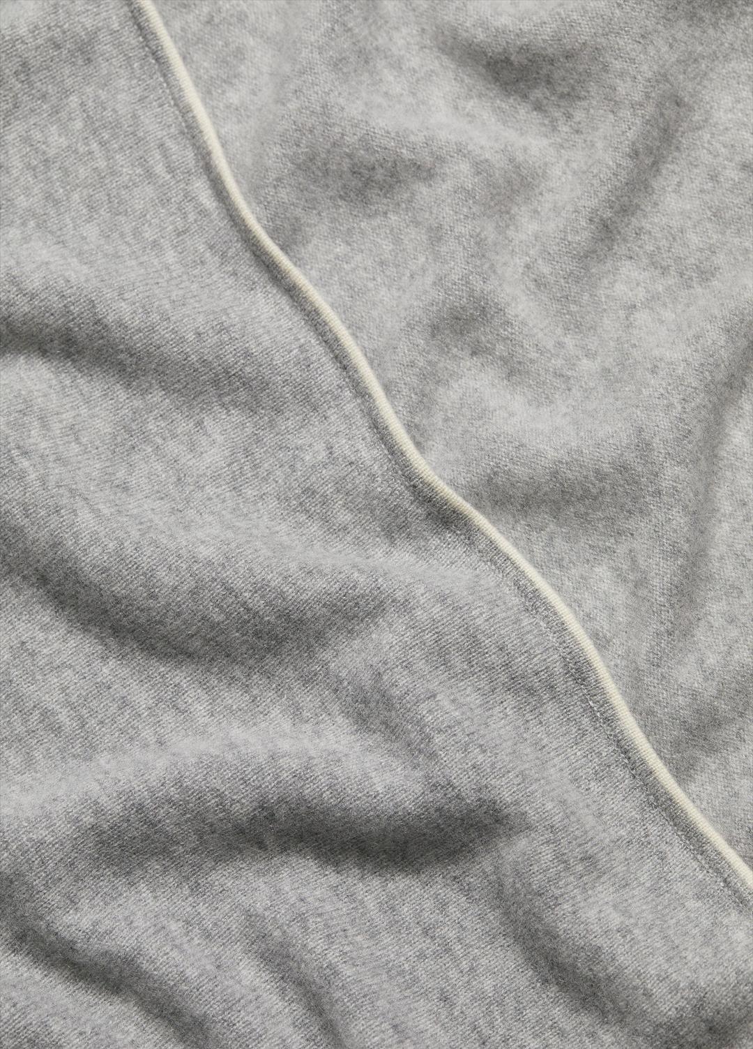 VINCE Discount - Tipped Jersey-Knit Cashmere Cape in Sweaters