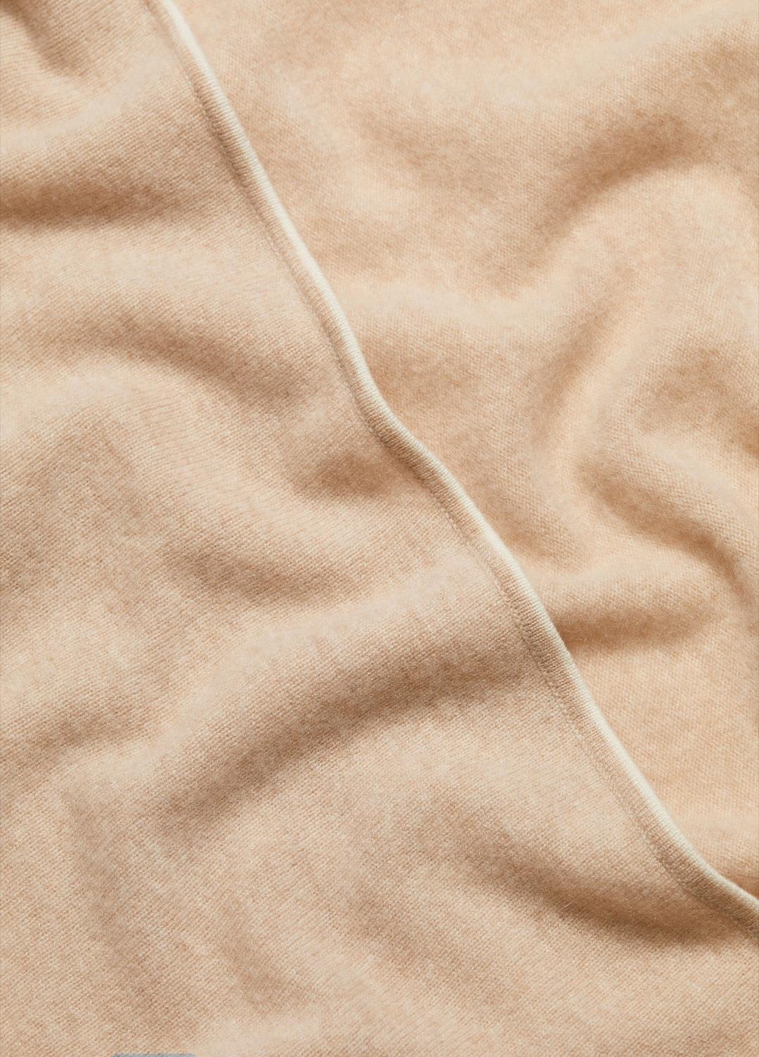 VINCE Premium - Tipped Jersey-Knit Cashmere Cape in Sweaters