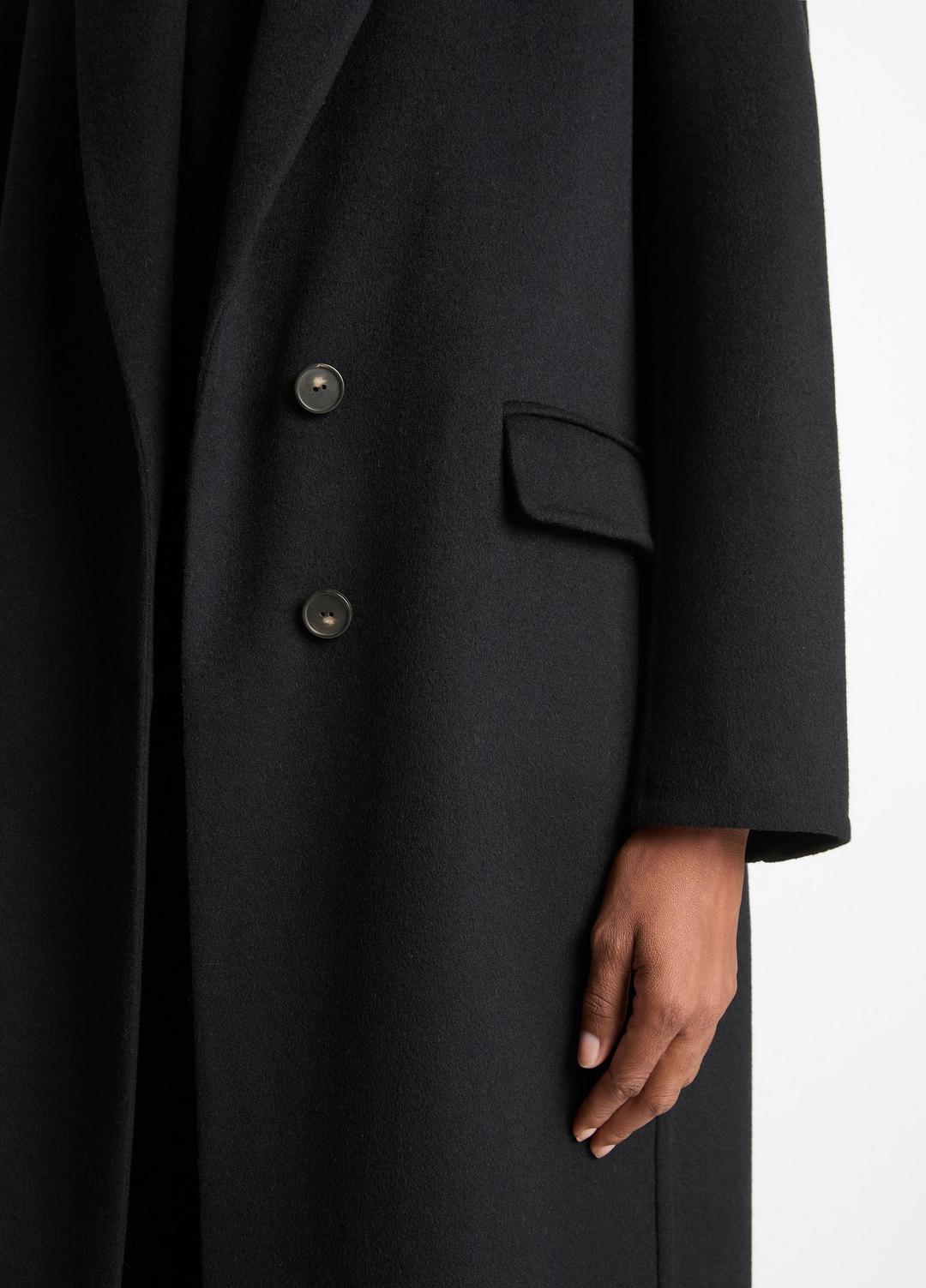 VINCE Everyday - Wool-Blend Single-Breasted Coat in Coats
