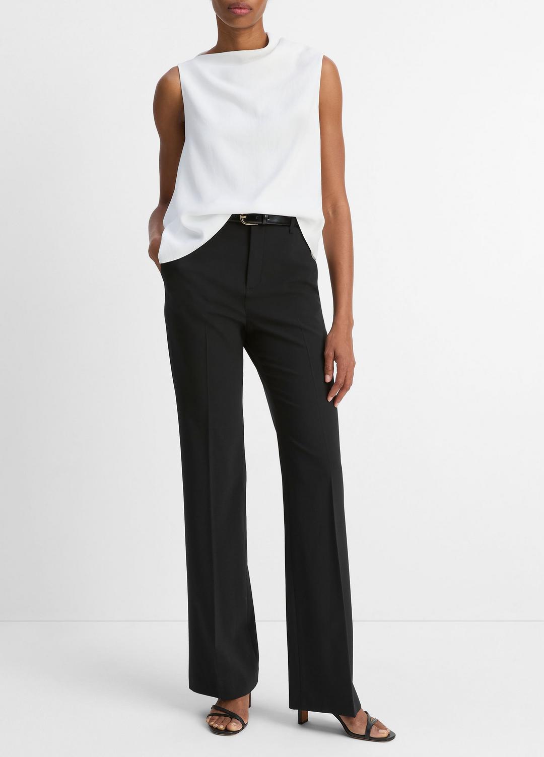 VINCE Sale - Asymmetrical Draped A-Line Top in Tank Tops