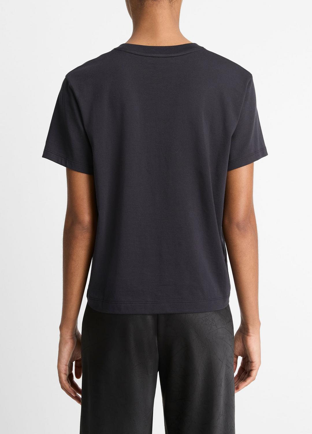 VINCE Featured - Pima Cotton Crew Neck T-Shirt in Short Sleeve
