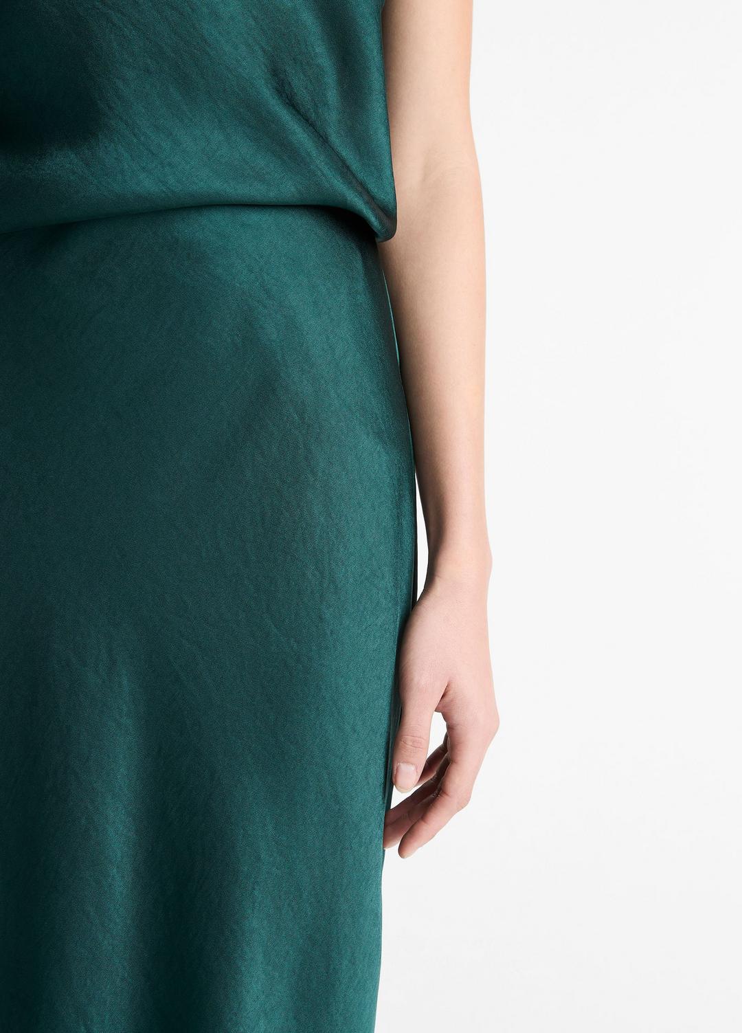 VINCE New - Satin Bias Column Skirt in Skirts