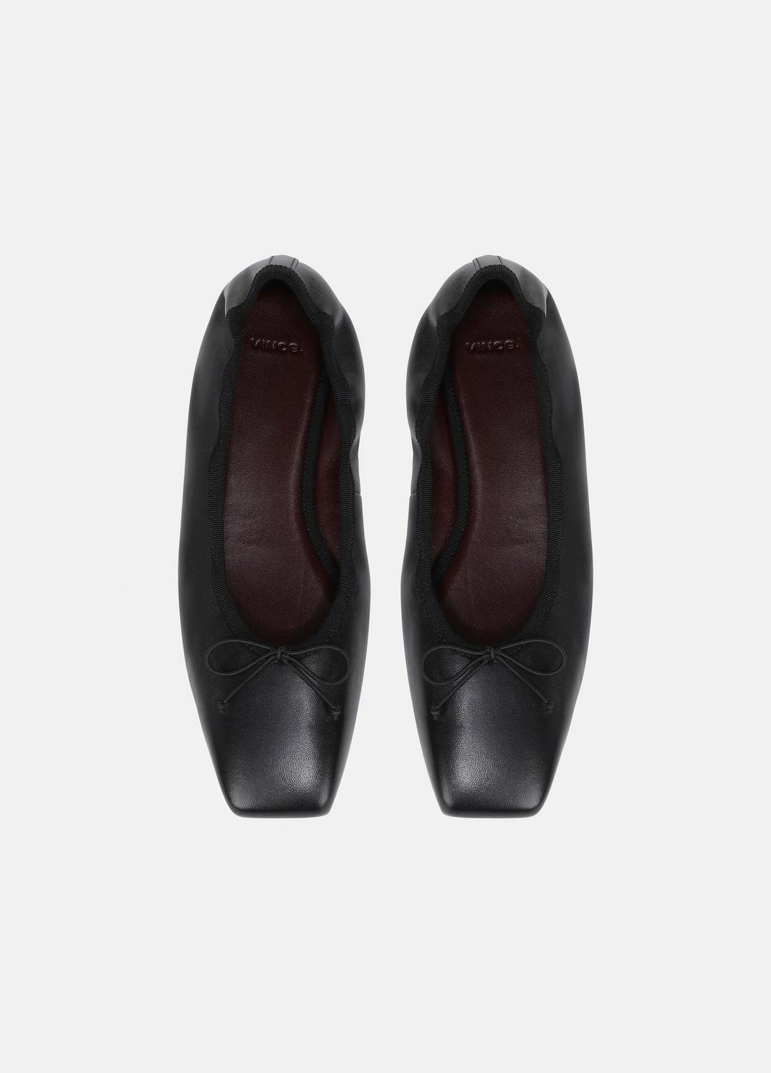 VINCE Classic - Darla Leather Ballet Flat in Loafers & Flats