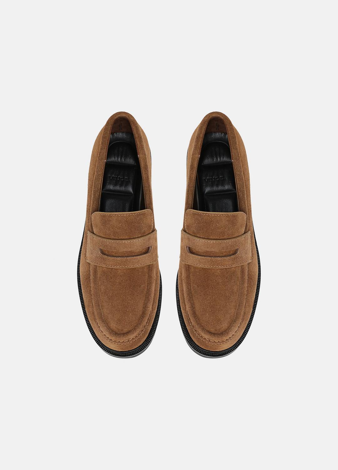 VINCE Deals - Siena Suede Lug-Sole Loafer in Loafers & Flats