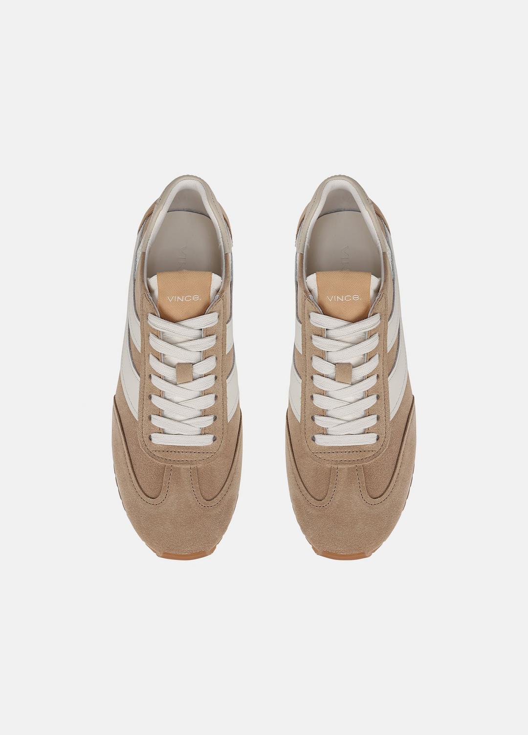 VINCE Top Pick - Oasis Suede and Leather Runner Sneaker in Sneakers