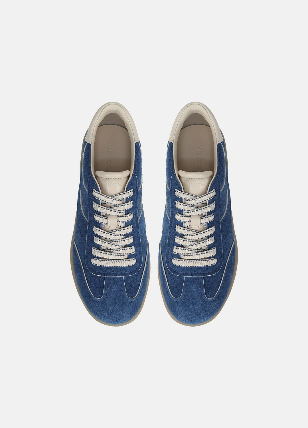 VINCE Best Price - Oasis Contrast-Edge Suede Sneaker in Sneakers