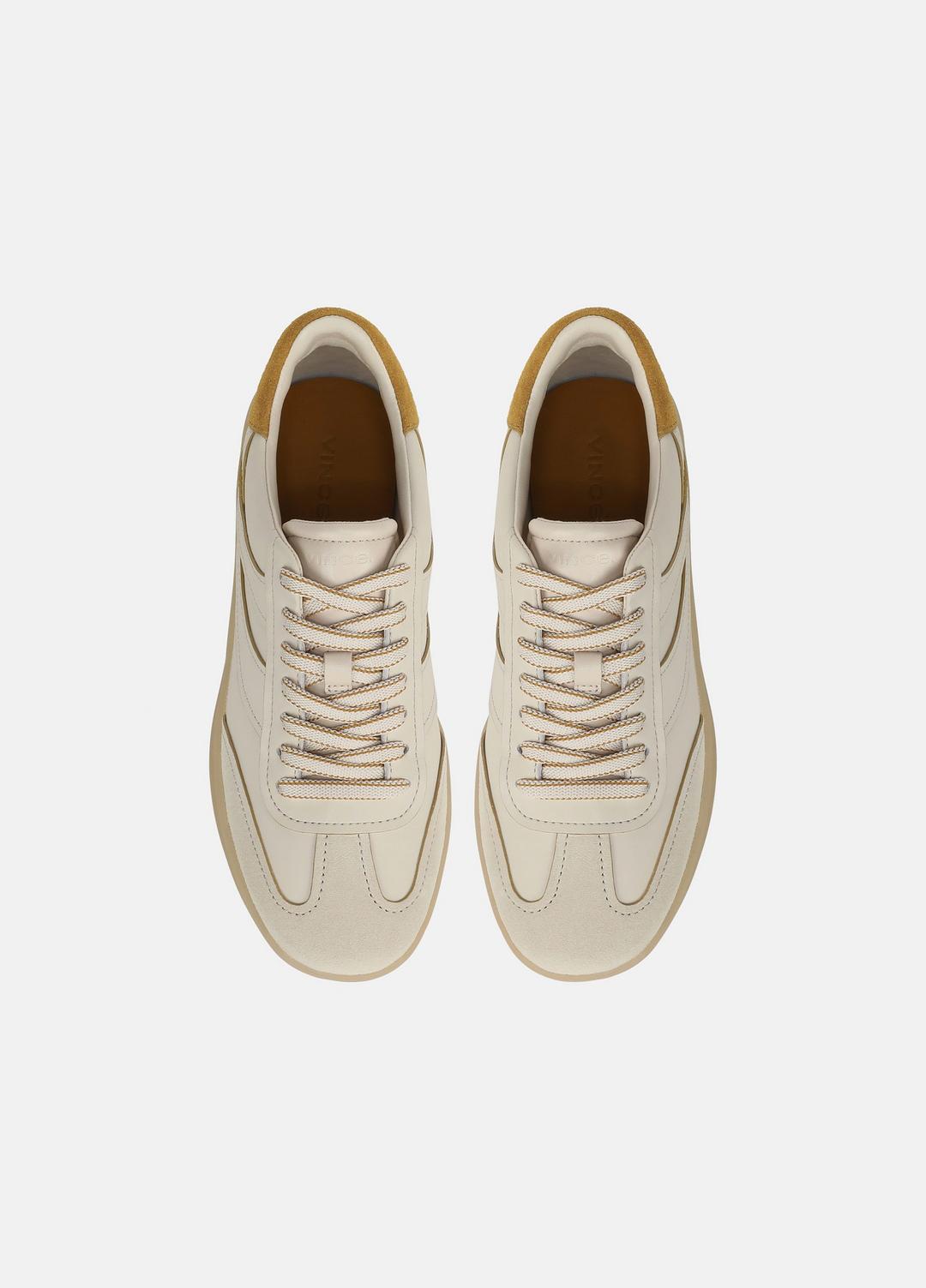 VINCE Premium - Oasis Contrast-Edge Leather & Suede Sneaker in Sneakers