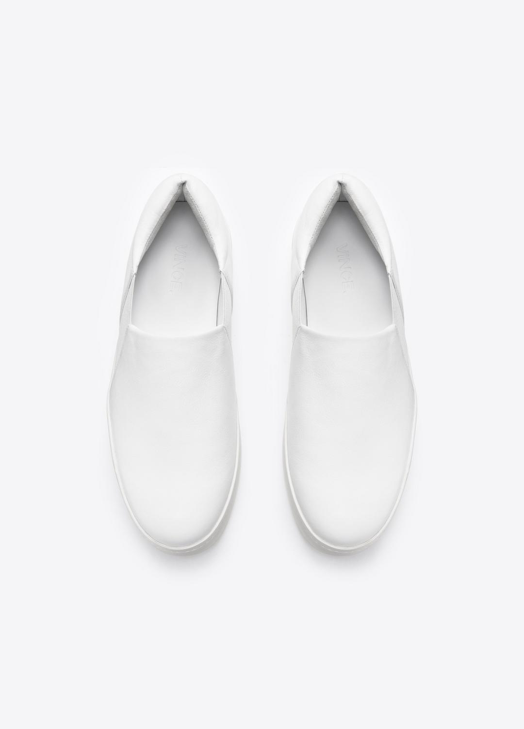 VINCE Discount - Leather Warren Sneaker in Sneakers