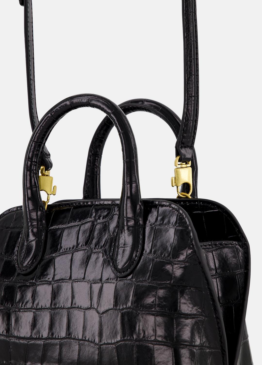 VINCE Recommended - Delphine Croc-Embossed Leather Mini Bag in Matching Sets