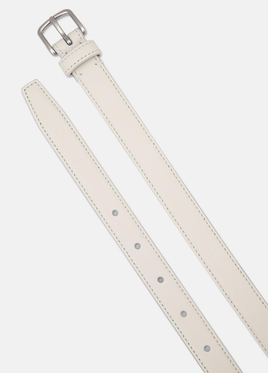 VINCE Featured - Women’s 20mm Stitched Leather Belt in Belts