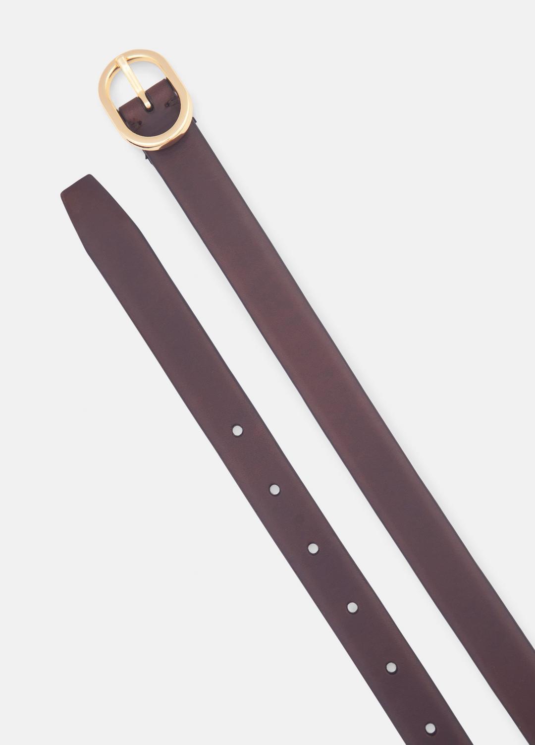 VINCE Premium - Women's 20mm Spazzolato Leather Belt in Belts