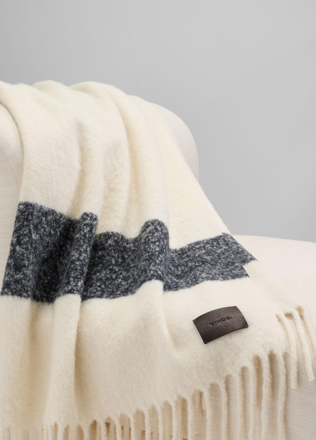 VINCE New - Brushed Alpaca-Blend Throw in Pillows & Blankets