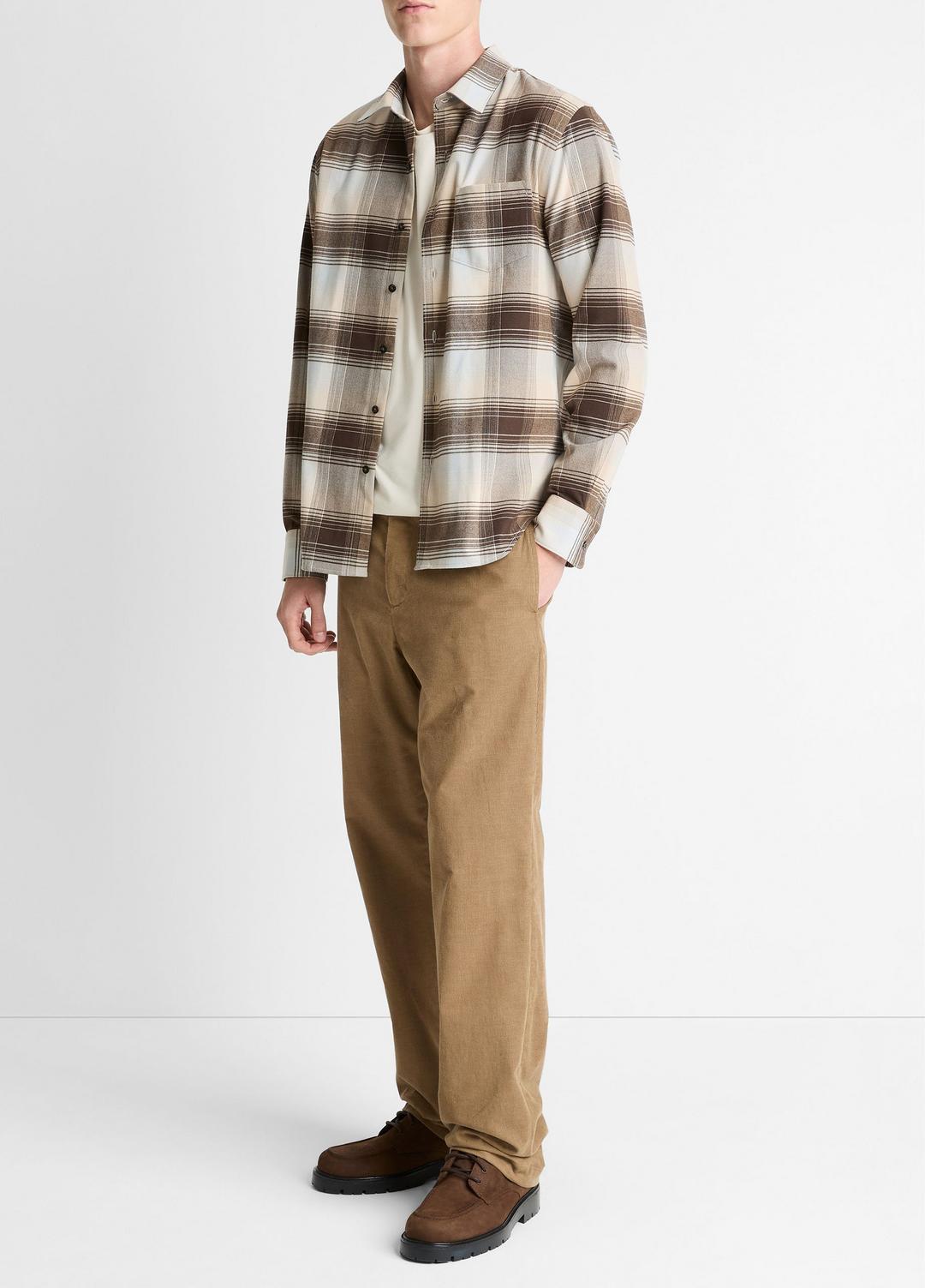 VINCE Trusted - Missoula Plaid Button-Front Shirt in Long Sleeve