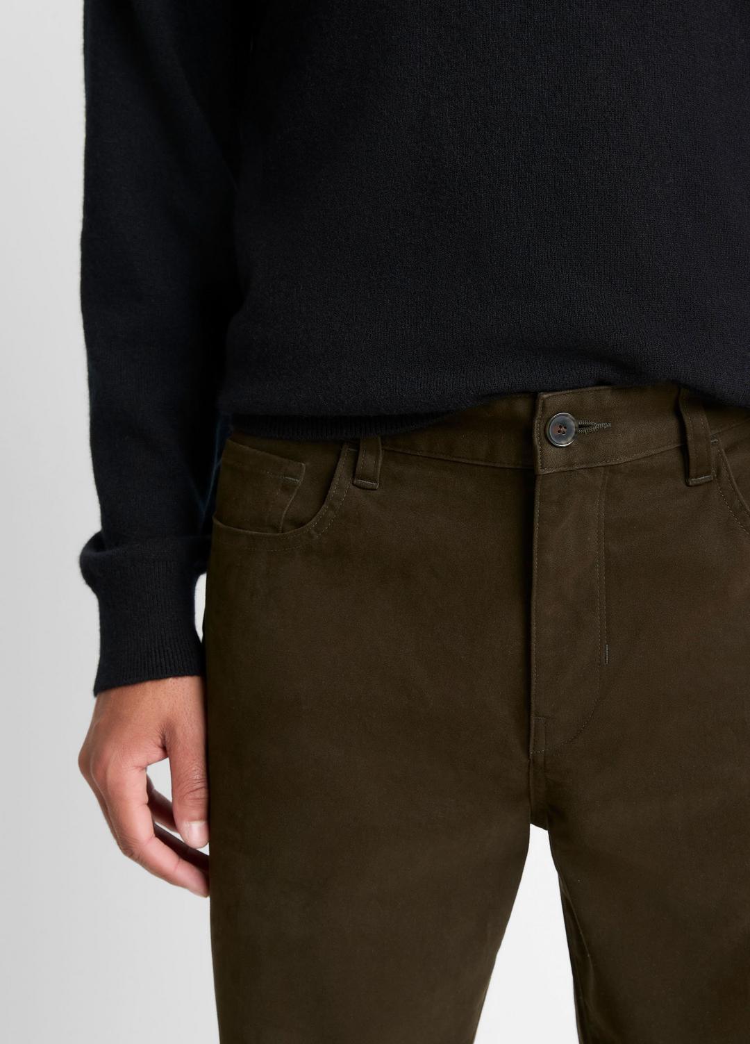 VINCE New - Dylan Slim 5-Pocket Peached Stretch-Cotton Pant in Trousers