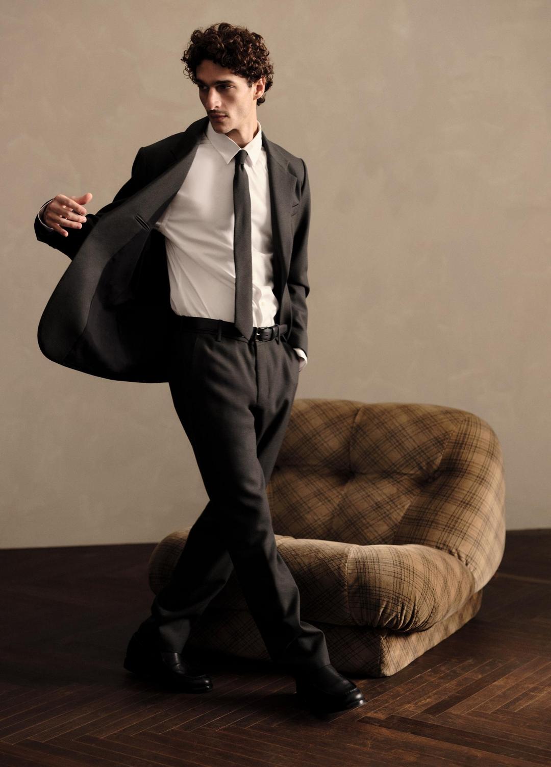 VINCE Premium - Owen Athletic Wool Suiting Pant in Trousers
