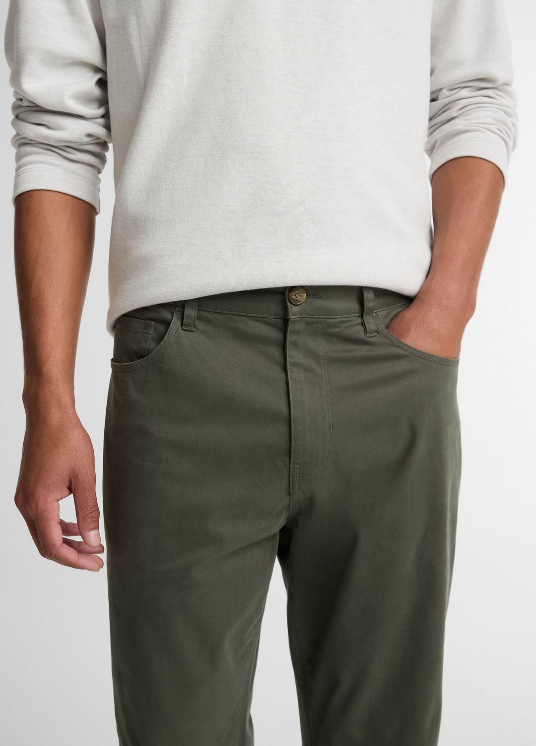 VINCE Quality - Dylan Slim 5-Pocket Cotton Sateen Pant in Trousers