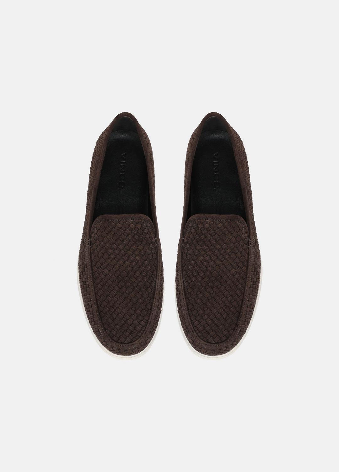VINCE Popular - Sonoma Woven Suede Loafer in Loafers