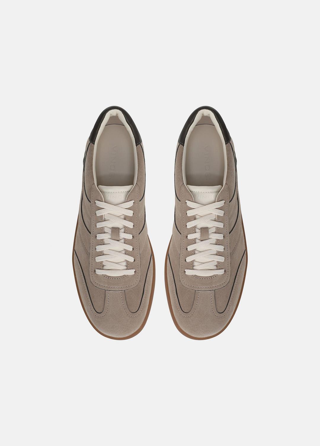 VINCE Top Pick - Oasis Contrast-Edge Suede & Leather Sneaker in Sneakers