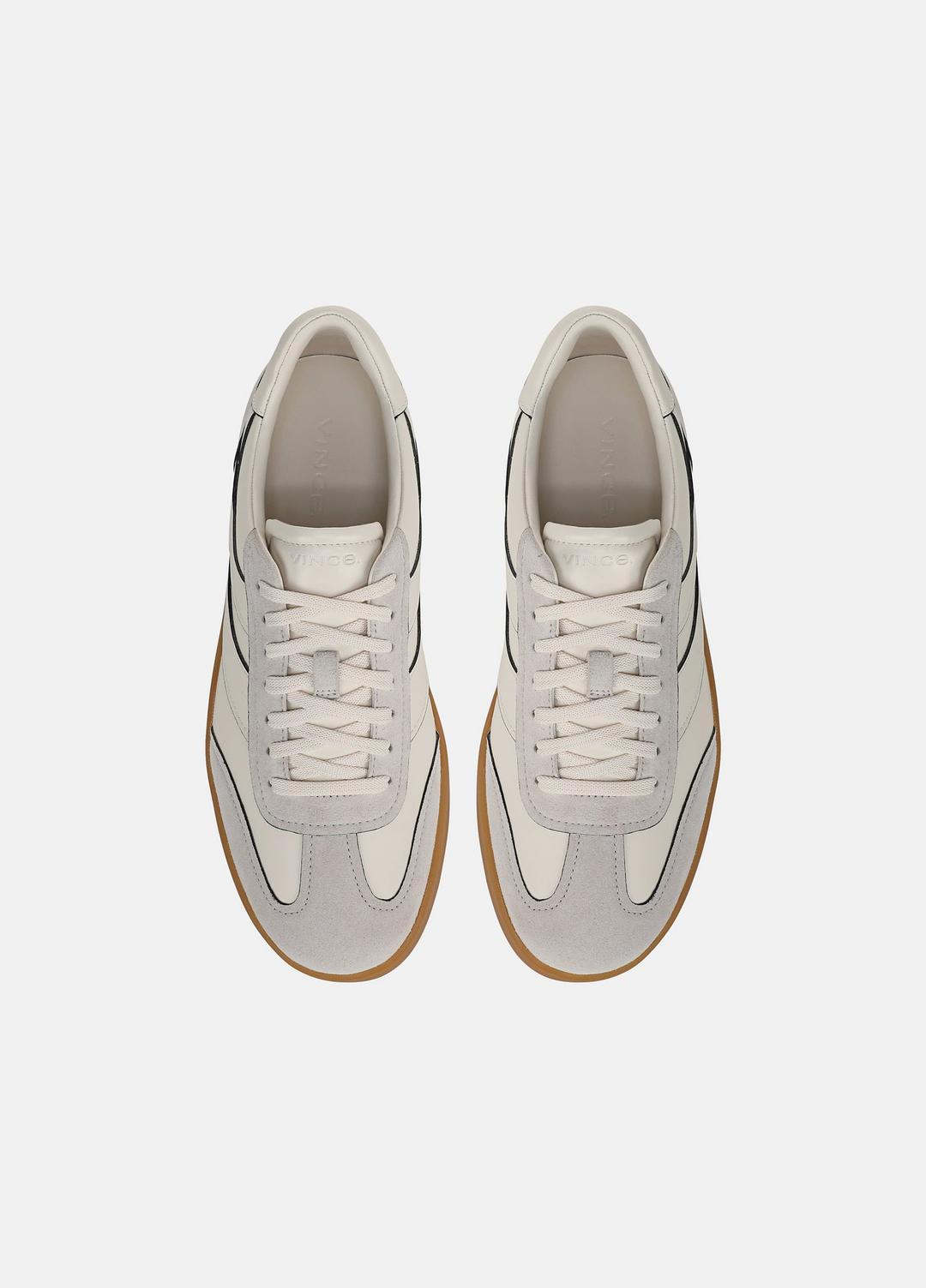 VINCE Everyday - Oasis Contrast-Edge Leather & Suede Sneaker in Sneakers