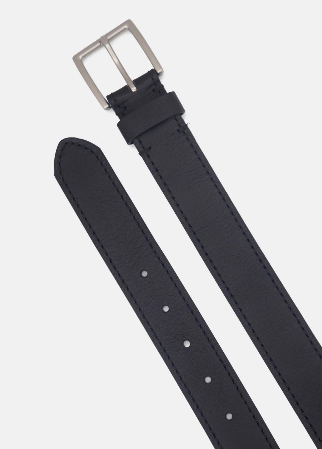 VINCE Special Offer - Men's 35mm Stitched Leather Belt in Belts