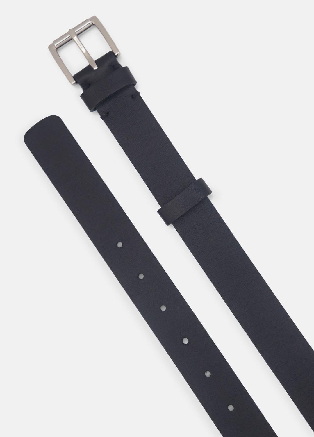 VINCE Value - Men's 30mm Leather Double-Loop Belt in Belts