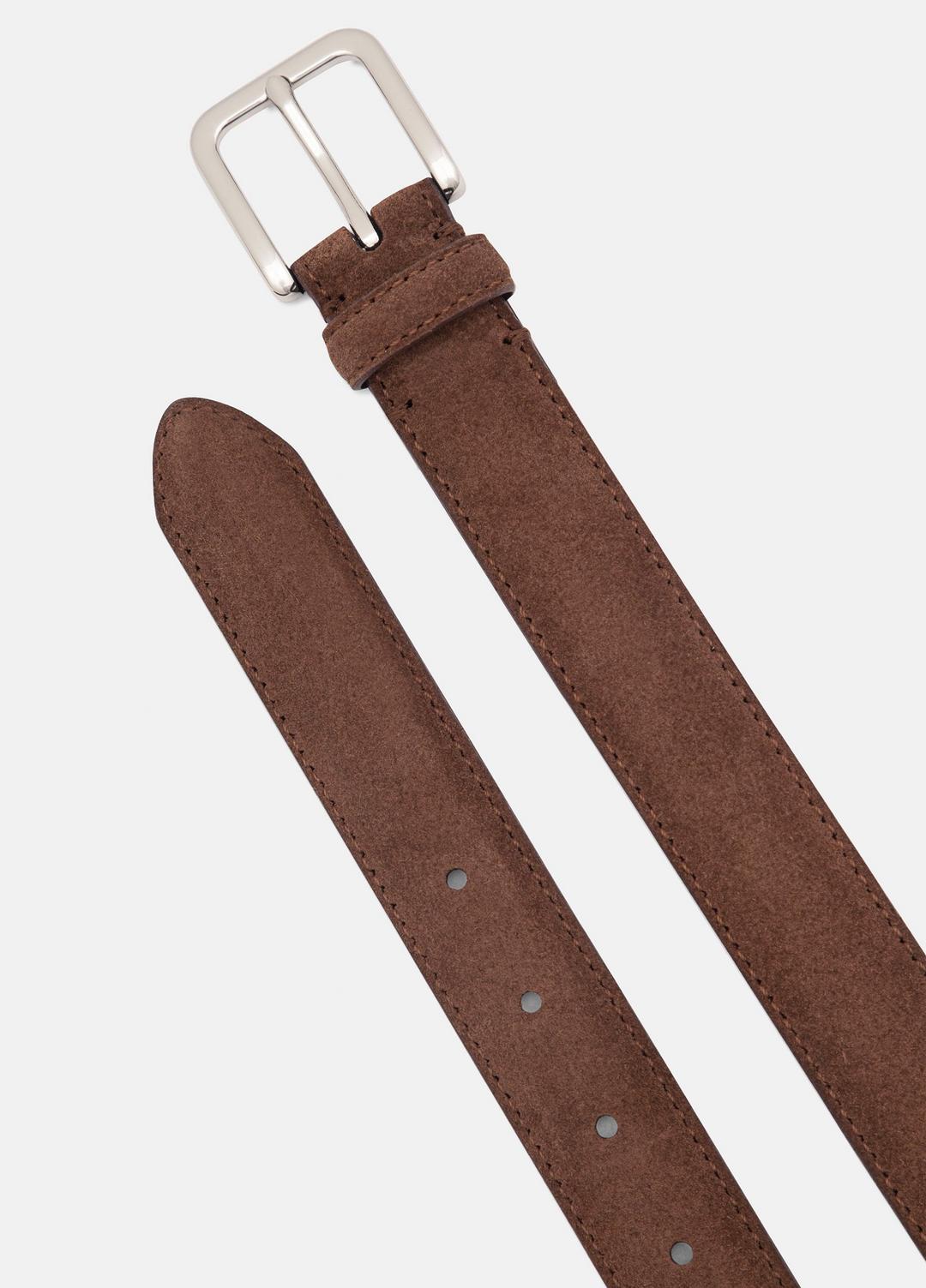 VINCE Premium - Men's 30mm Stitched Suede Belt in Belts