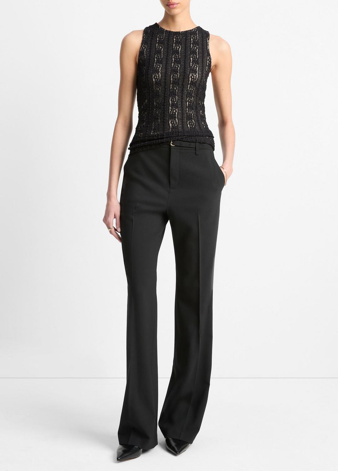 VINCE Best Price - Smocked Lace Shell in Shirts & Tees