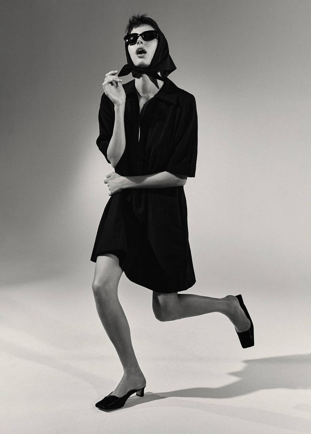 VINCE Essential - A-Line Short Dress in Dresses & Skirts