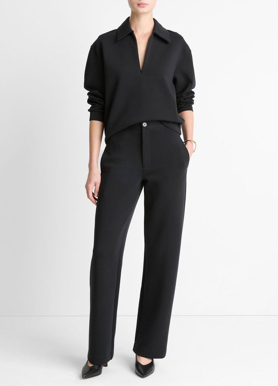 VINCE Exclusive - Cotton-Blend Trouser in Trousers