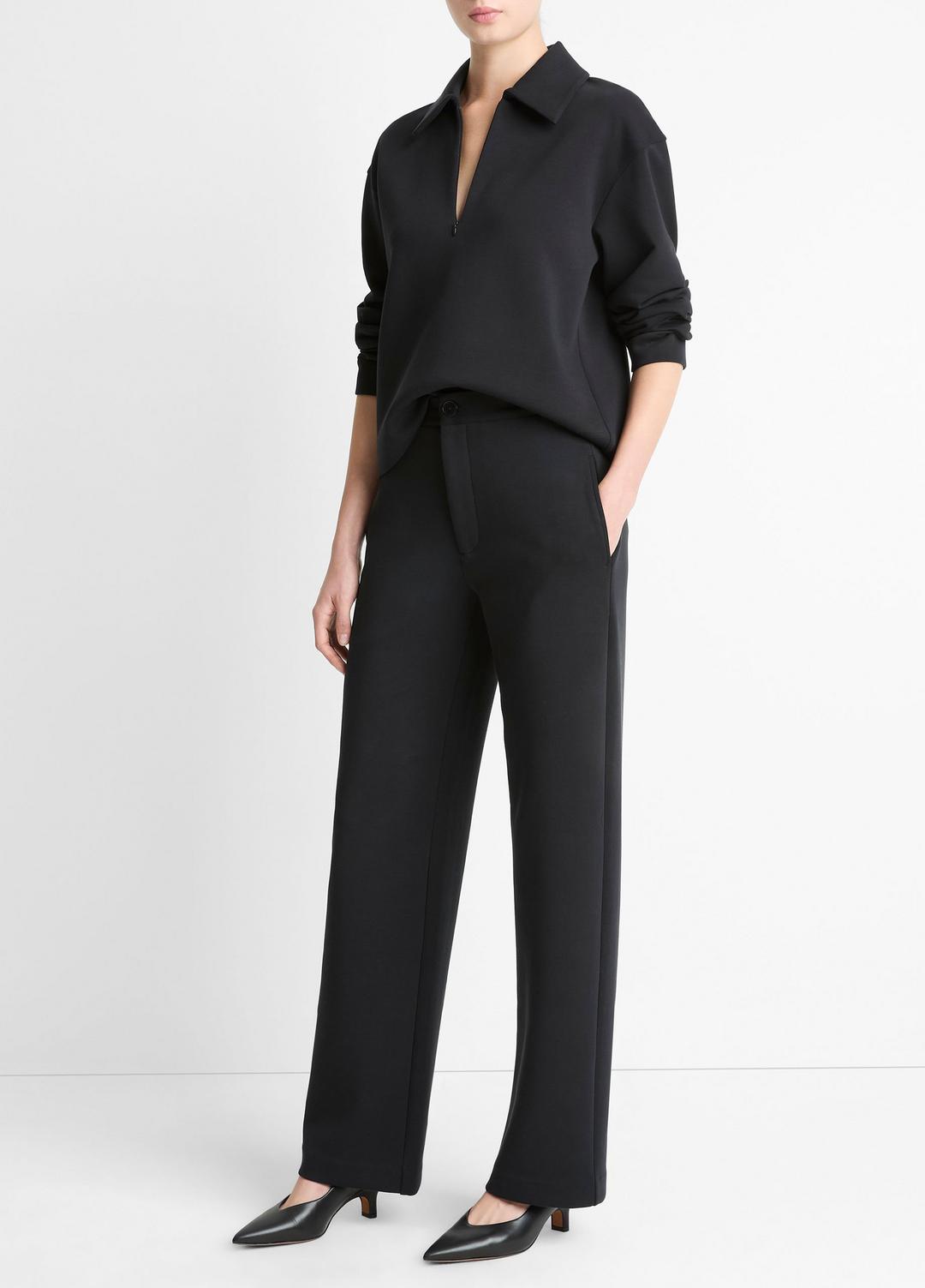 VINCE Exclusive - Cotton-Blend Trouser in Trousers