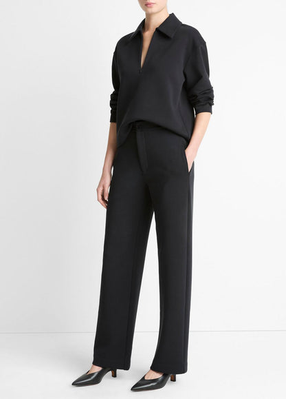 VINCE Exclusive - Cotton-Blend Trouser in Trousers