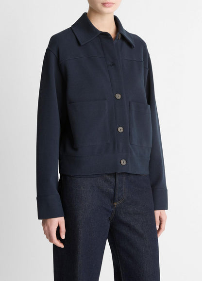 VINCE Value - Double-Face Cropped Jacket in Jackets