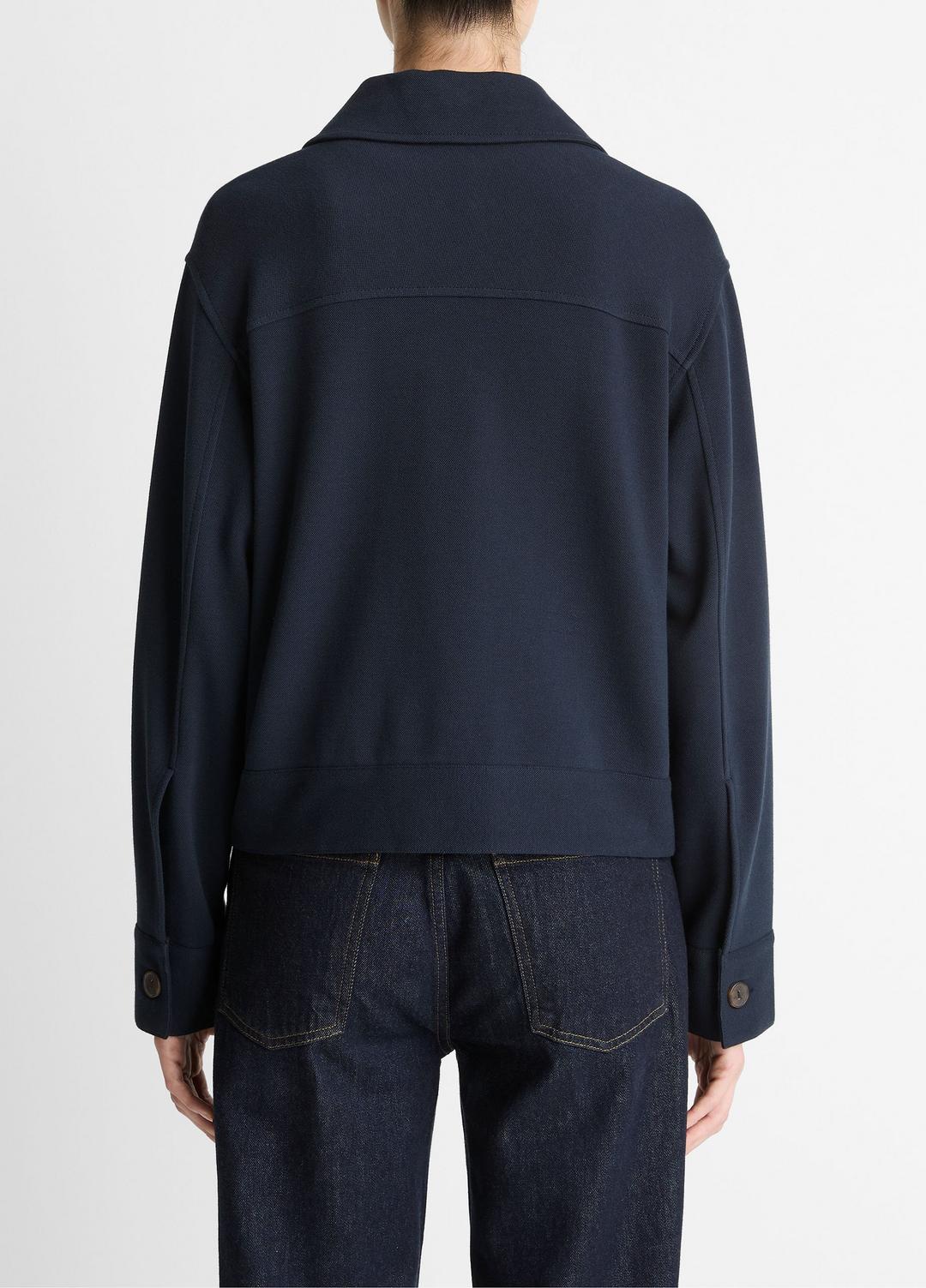 VINCE Value - Double-Face Cropped Jacket in Jackets