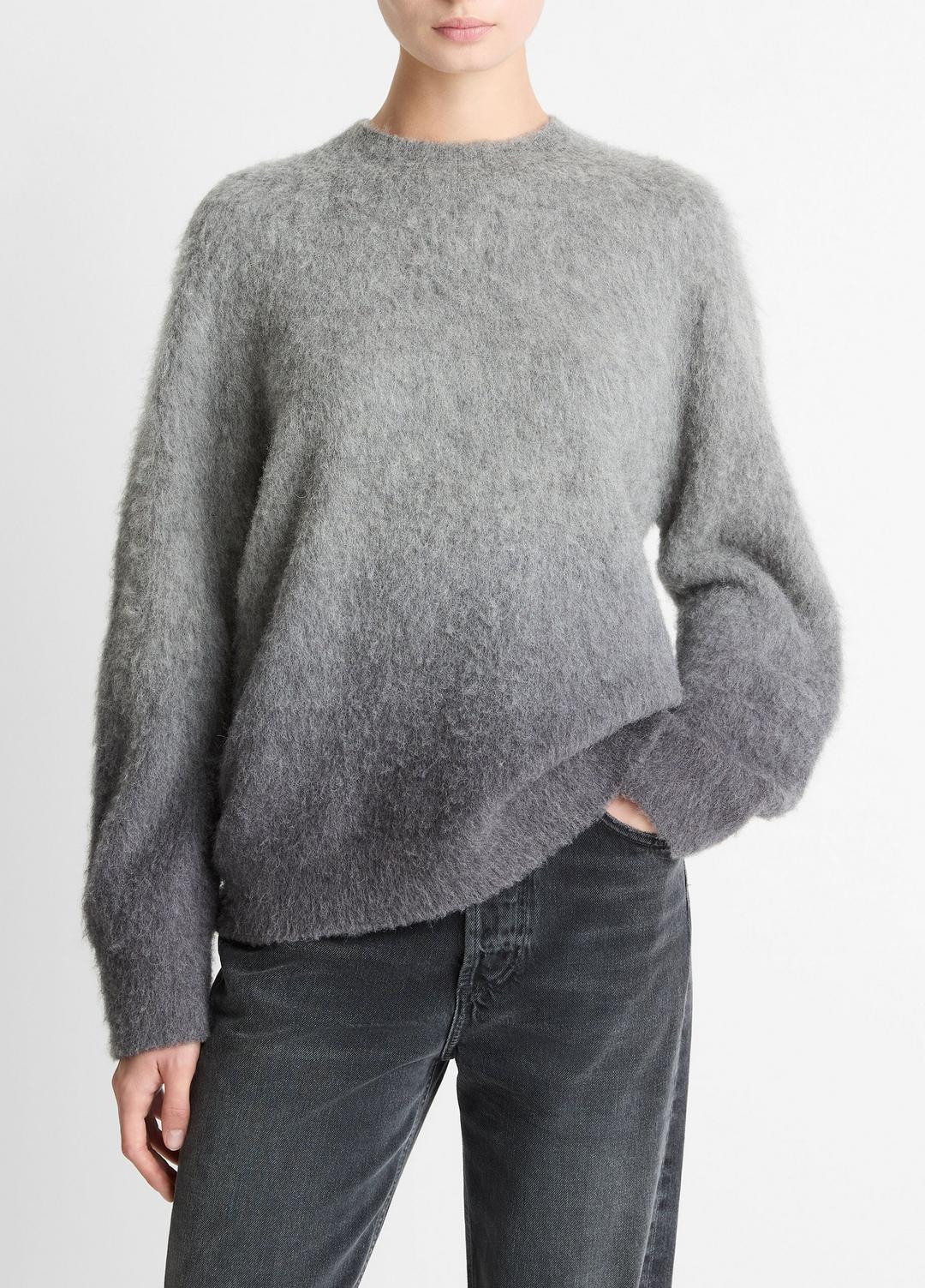 VINCE Signature - Ombré Alpaca & Wool-Blend Sweater in Crew Neck