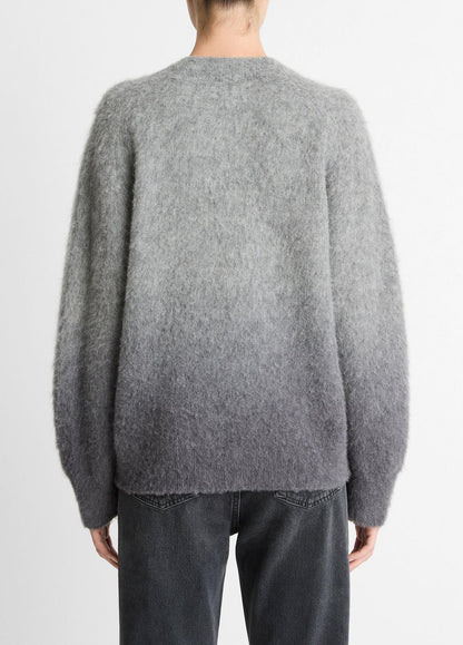 VINCE Signature - Ombré Alpaca & Wool-Blend Sweater in Crew Neck