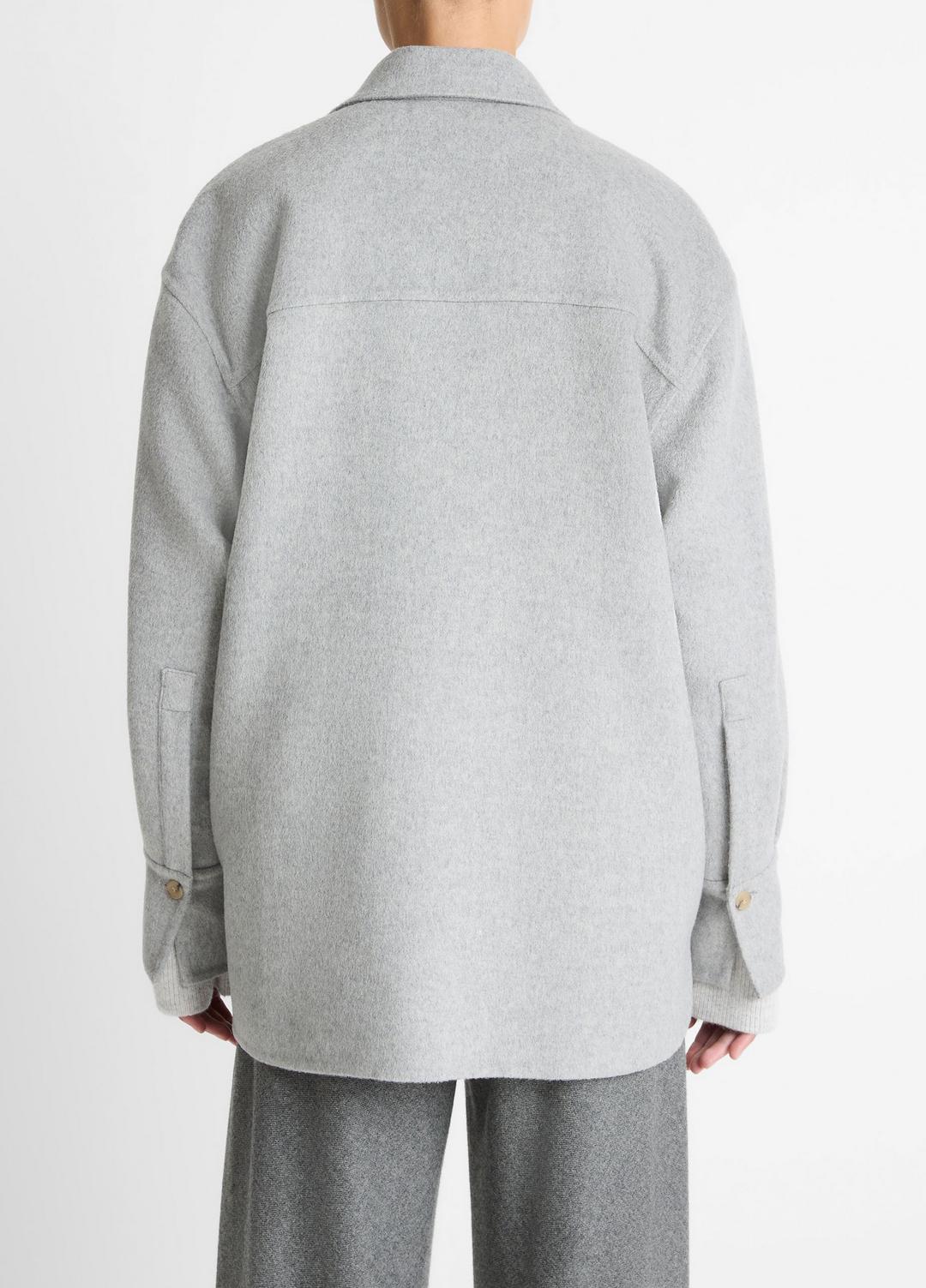VINCE Quality - Double-Face Wool & Cashmere-Blend Shirt Jacket in Jackets