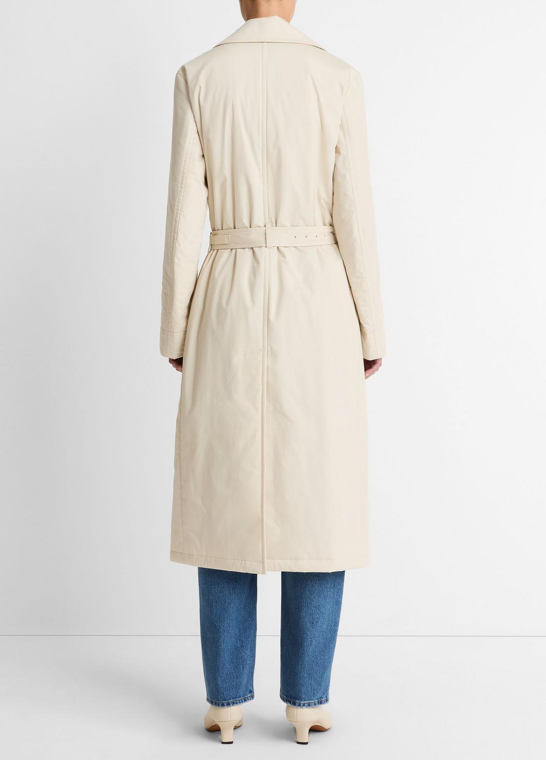 VINCE Signature - Padded Cotton Long Coat in Coats