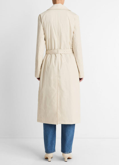 VINCE Signature - Padded Cotton Long Coat in Coats