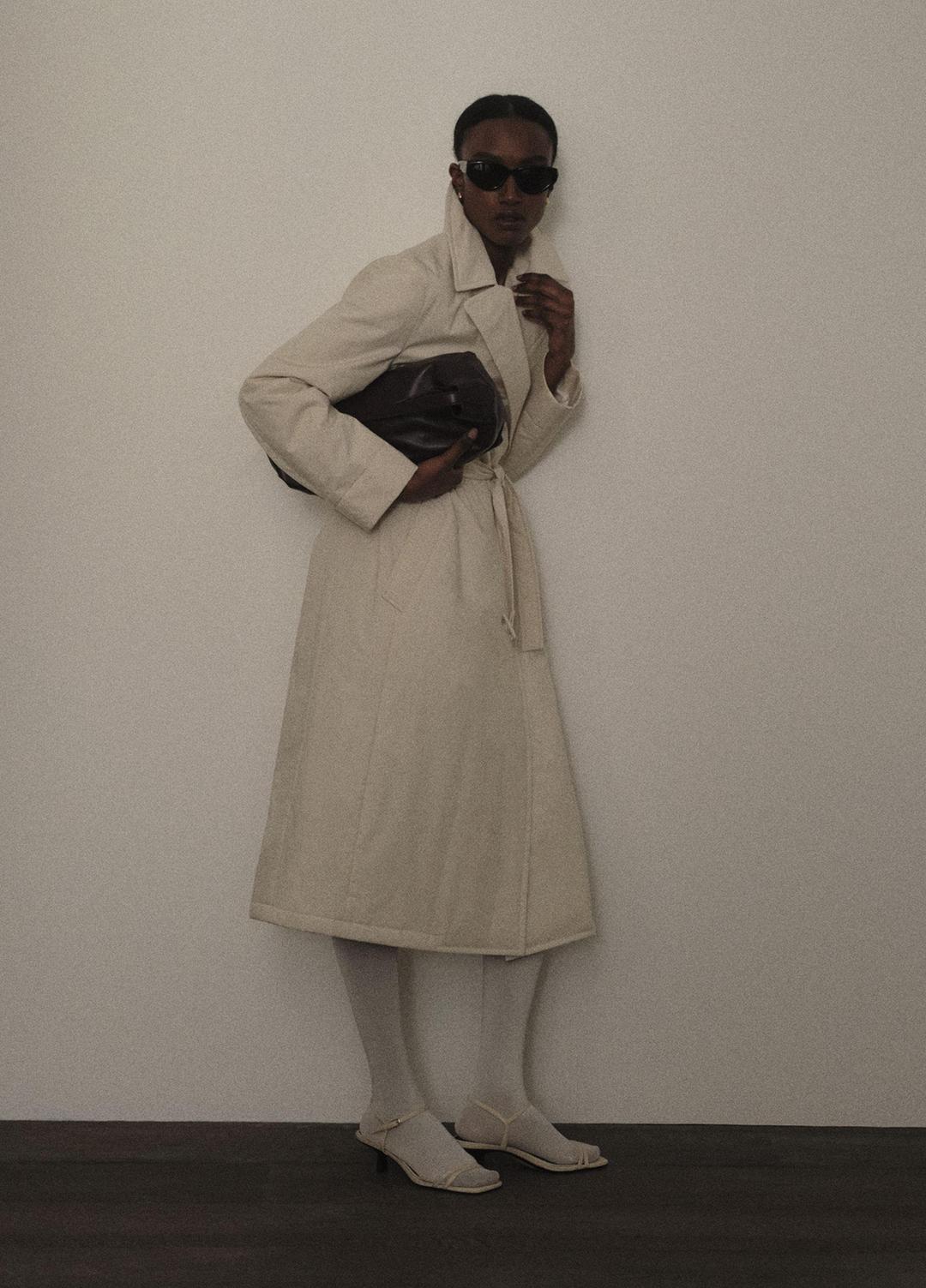 VINCE Signature - Padded Cotton Long Coat in Coats