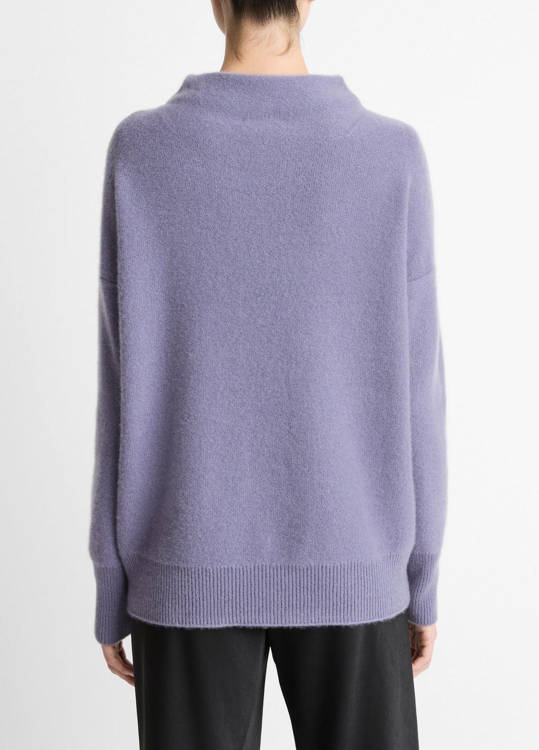 VINCE Smart Buy - Plush Cashmere Funnel-Neck Sweater in Turtleneck