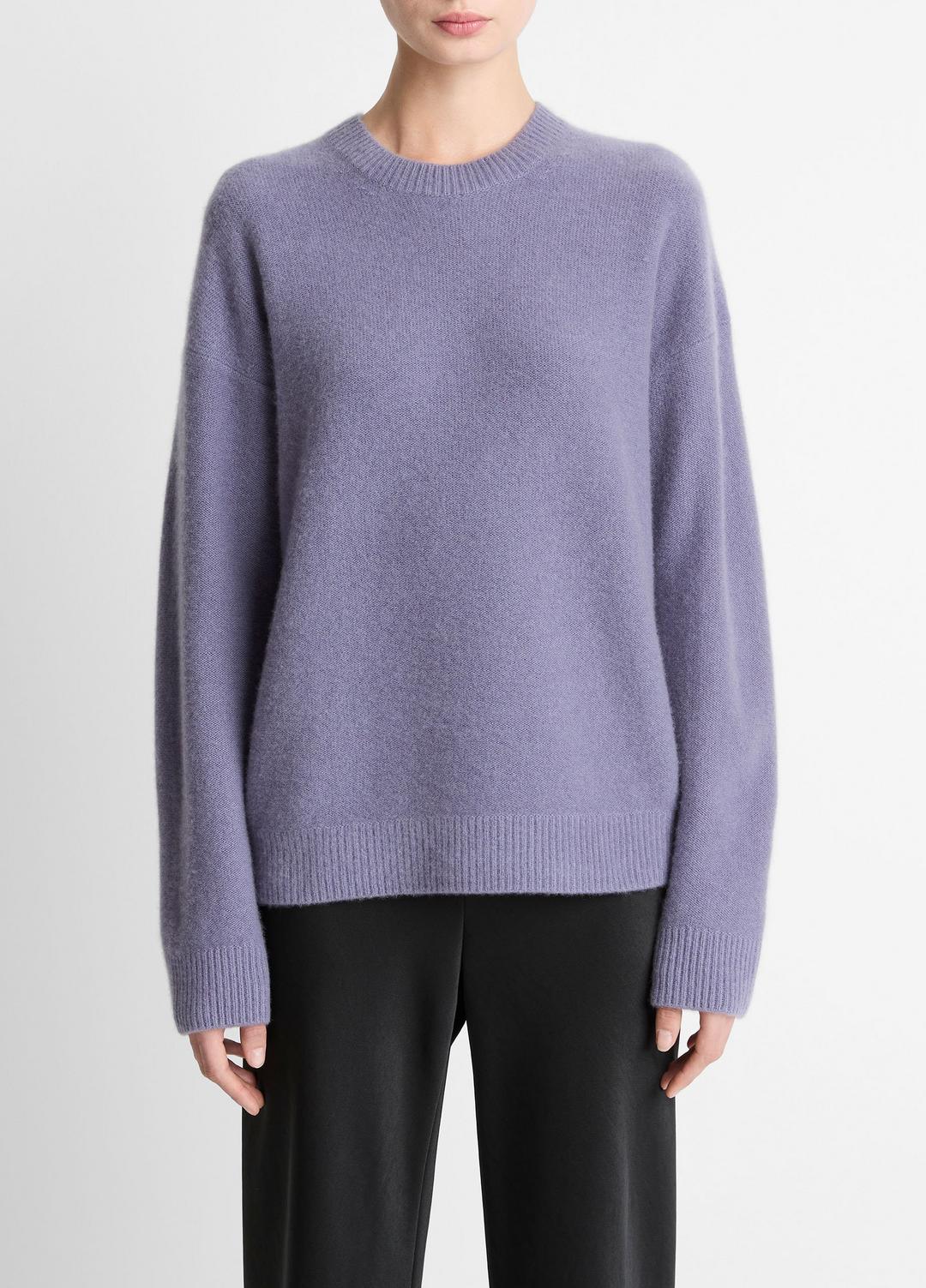 VINCE Popular - Plush Cashmere Crew Neck Sweater in Crew Neck