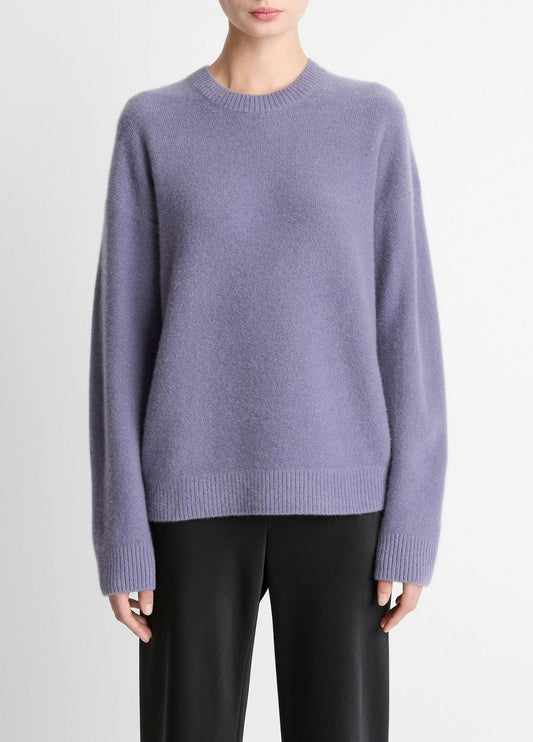 VINCE Popular - Plush Cashmere Crew Neck Sweater in Crew Neck