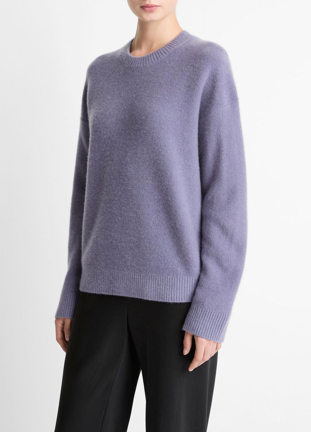 VINCE Popular - Plush Cashmere Crew Neck Sweater in Crew Neck