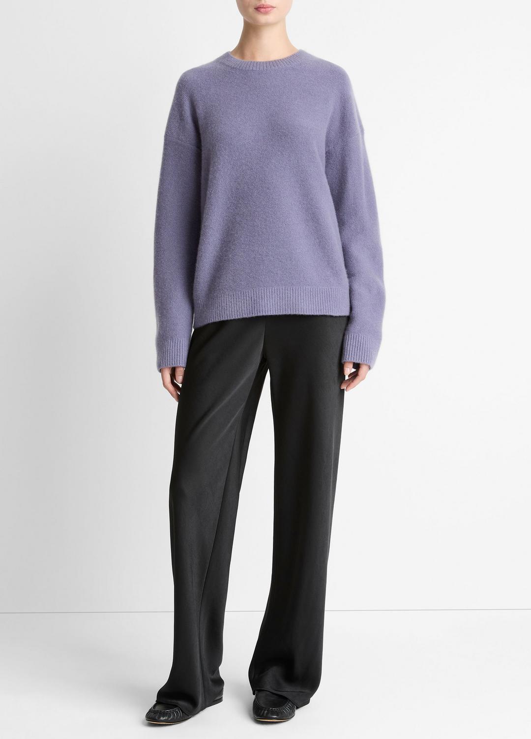 VINCE Popular - Plush Cashmere Crew Neck Sweater in Crew Neck