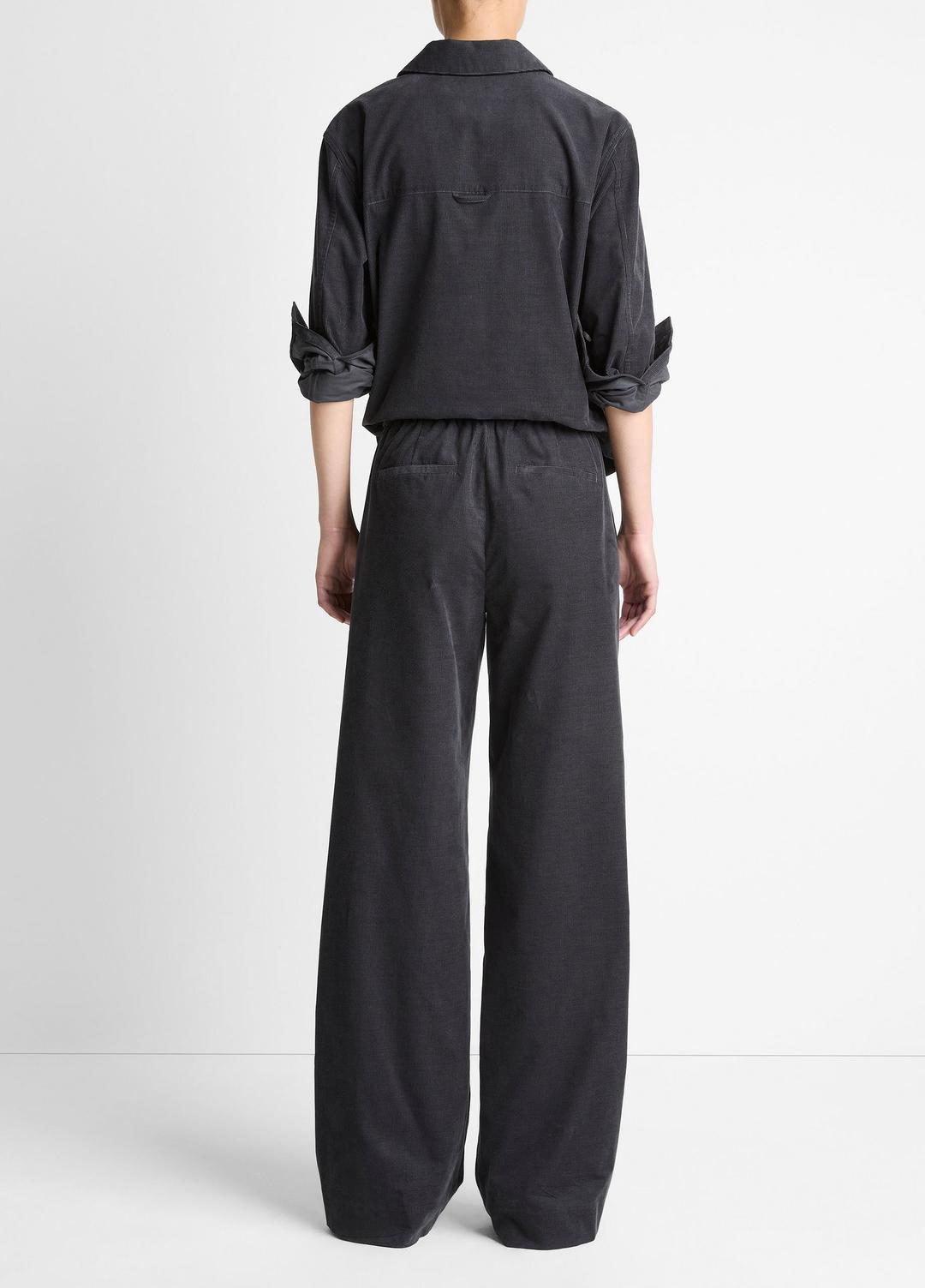 VINCE Great Value - Cotton Corduroy Pull-On Pant in Wide Leg