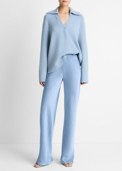 VINCE Smart Buy - Colette High-Rise Fluid Satin Bias Pant in Trousers