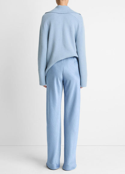 VINCE Smart Buy - Colette High-Rise Fluid Satin Bias Pant in Trousers