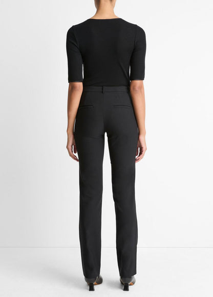VINCE Deals - Cotton-Blend Slim Cigarette Pant in Trousers