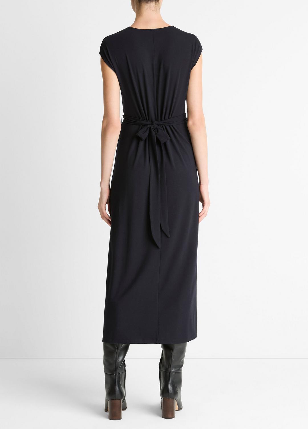 VINCE Exclusive - Jersey Wrap Midi Dress in Dresses